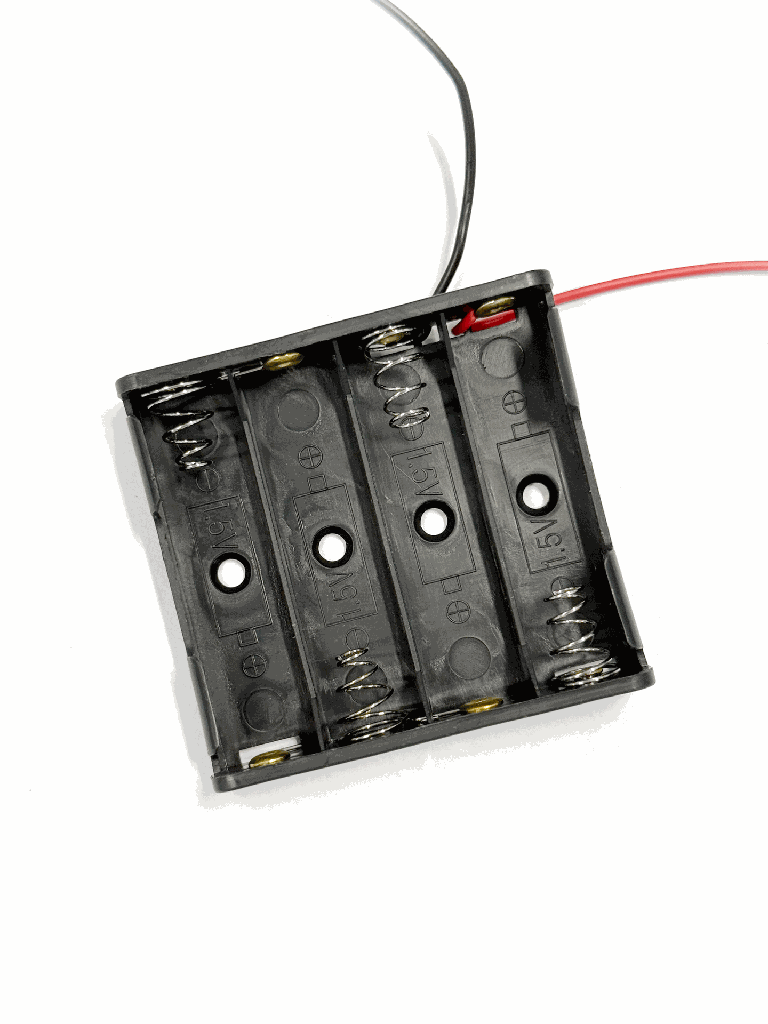 [ELEC-COMP-BAT-01X] Battery Holder 4x AA