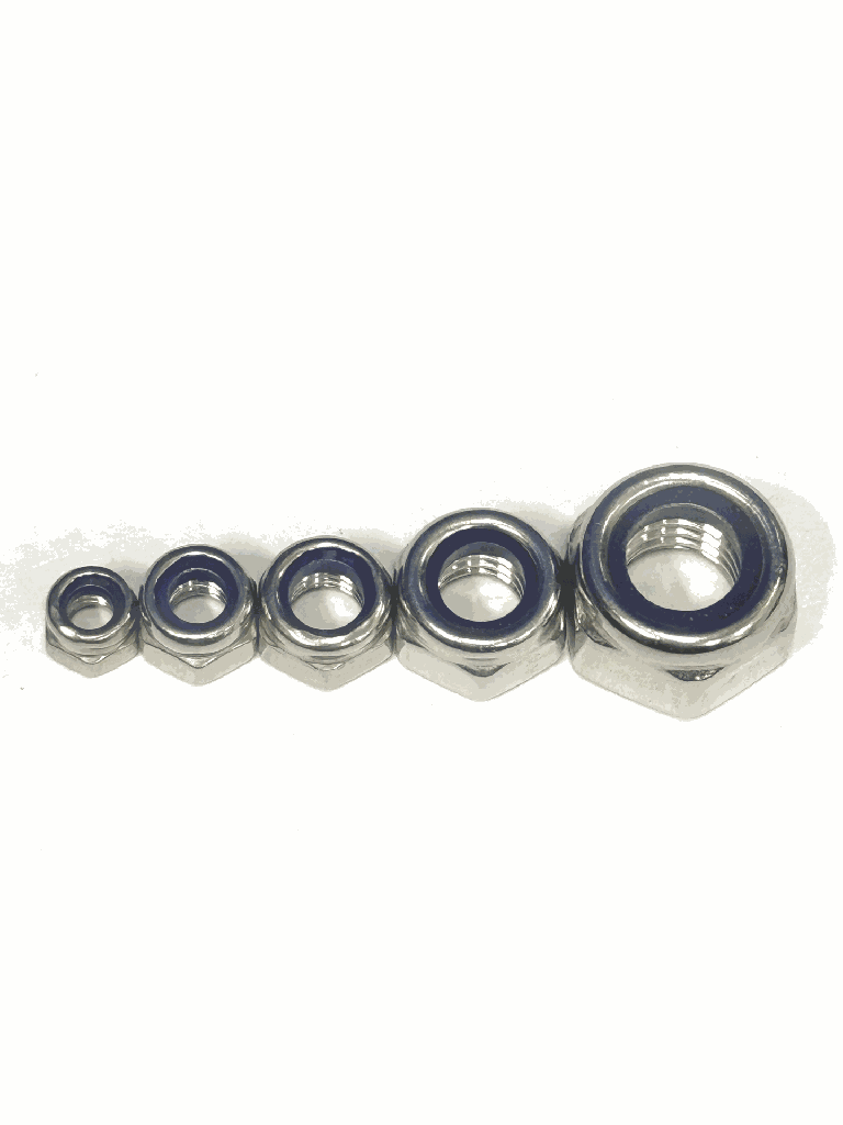 [FS-304-M3-LN] Lock Nut Nyloc Metric M3-M8  (M3)
