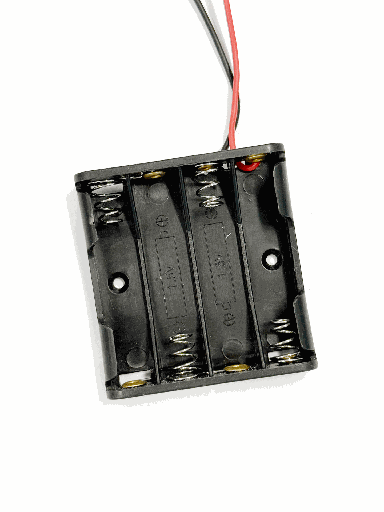[ELEC-COMP-BAT-02X] Battery Holder 4x AAA