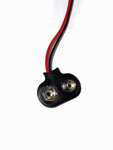 [ELEC-COMP-BAT-04X] Battery Terminal Clip 1x 9V 